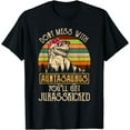 thumbnail image 1 of Don’t Mess With Auntasaurus Funny Dinosaur Aunt Vintage T-Shirt, 1 of 4