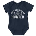 thumbnail image 1 of Don't Mess With Me Daddy's A Hunter Bodysuit Jumper Girls Infant Baby Brisco Brands NB, 1 of 6