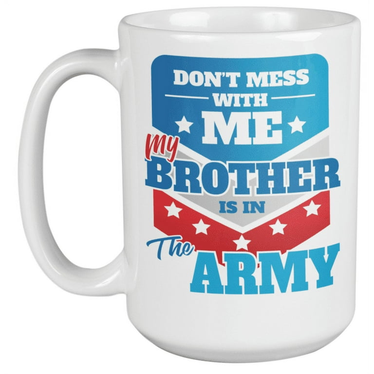 Insulated Coffee Mug with Handle, 15oz, Military Gifts