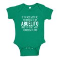 thumbnail image 1 of Don't Mess With My Abuelito Baby Bodysuit One Piece 24 mo Kelly Green, 1 of 3