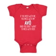 thumbnail image 1 of Don't Mess With My Avo Baby Bodysuit One Piece 18 mo Red, 1 of 3