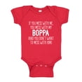 thumbnail image 1 of Don't Mess With My Boppa Baby Bodysuit One Piece 6 mo Red, 1 of 3
