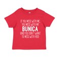 thumbnail image 1 of Don't Mess With My Bunica Toddler T-Shirt 4T Red, 1 of 3