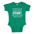 thumbnail image 1 of Don't Mess With My Grammy Baby Bodysuit One Piece 24 mo Kelly Green, 1 of 3