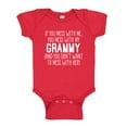 thumbnail image 1 of Don't Mess With My Grammy Baby Bodysuit One Piece 24 mo Red, 1 of 3