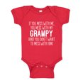 thumbnail image 1 of Don't Mess With My Grampy Baby Bodysuit One Piece 24 mo Red, 1 of 3