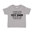 thumbnail image 1 of Don't Mess With My Great Mamaw Toddler T-Shirt 2T Athletic Heather, 1 of 3