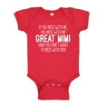 thumbnail image 1 of Don't Mess With My Great Mimi Baby Bodysuit One Piece NB Red, 1 of 3