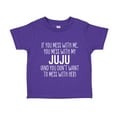 thumbnail image 1 of Don't Mess With My Juju Toddler T-Shirt 2T Purple, 1 of 3