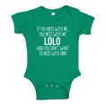 thumbnail image 1 of Don't Mess With My Lolo Baby Bodysuit One Piece 6 mo Kelly Green, 1 of 3
