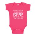 thumbnail image 1 of Don't Mess With My Pop Pop Baby Bodysuit One Piece 18 mo Cyber Pink, 1 of 3