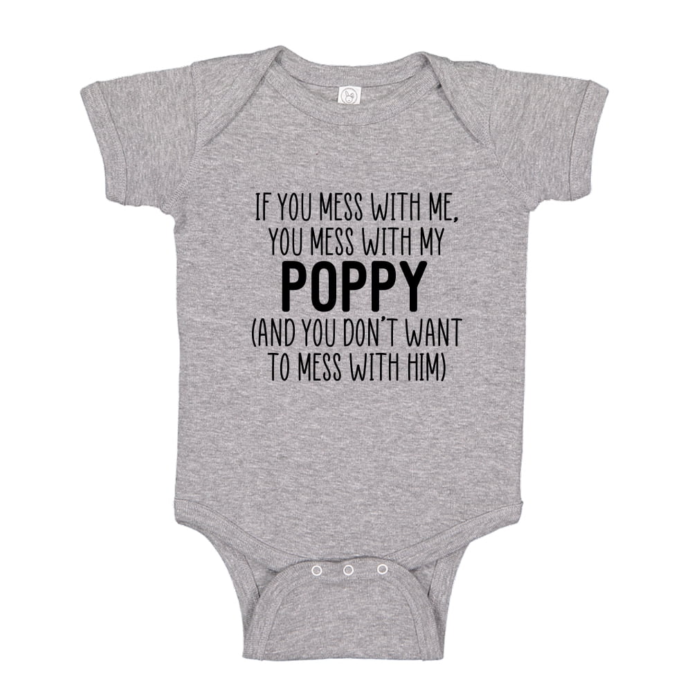 "Don't Mess With My Granddaddy" Baby Bodysuit Or Toddler T-Shirt - Funny Grandpa Gift
