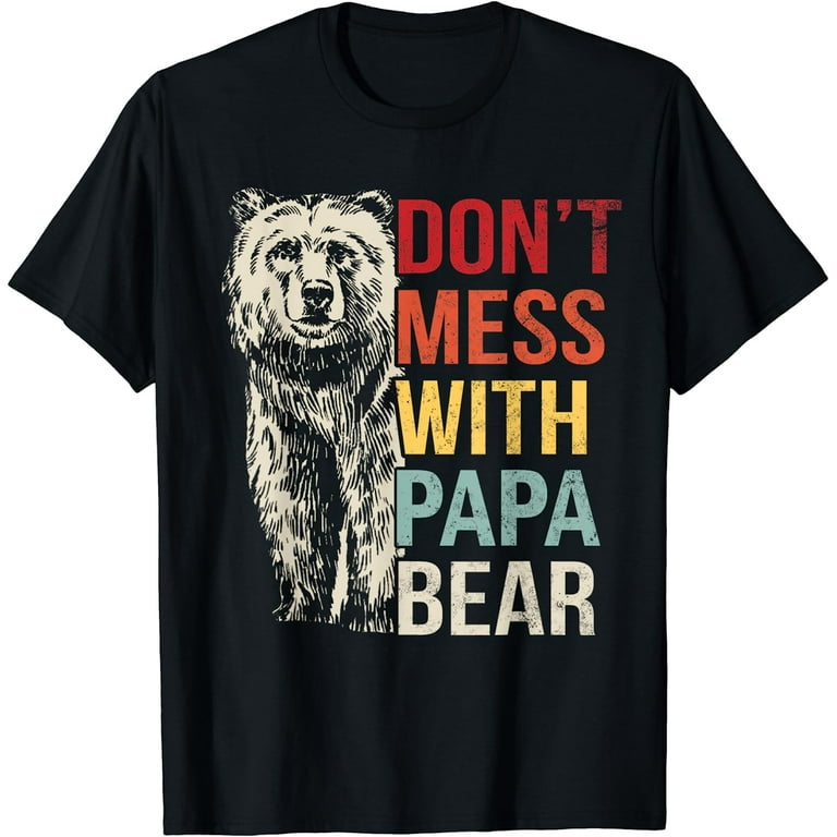 Papa Bear Distressed T-Shirt Papa Bear Distressed T-Shirt