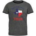 thumbnail image 1 of Don't Mess With Texas Mens Ringer T Shirt Dark Heather-Black MD, 1 of 1