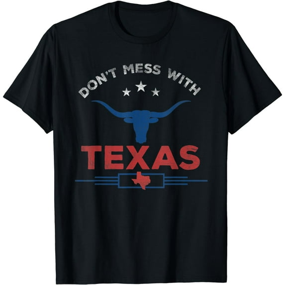 Don't Mess With Vintage Texas Longhorn Funny Vintage T-Shirt