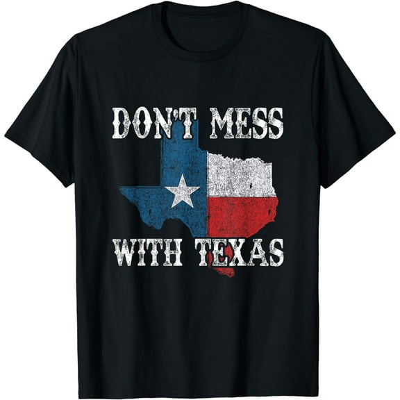 Don't Mess With Vintage Texas Longhorn Lone Star State T-Shirt