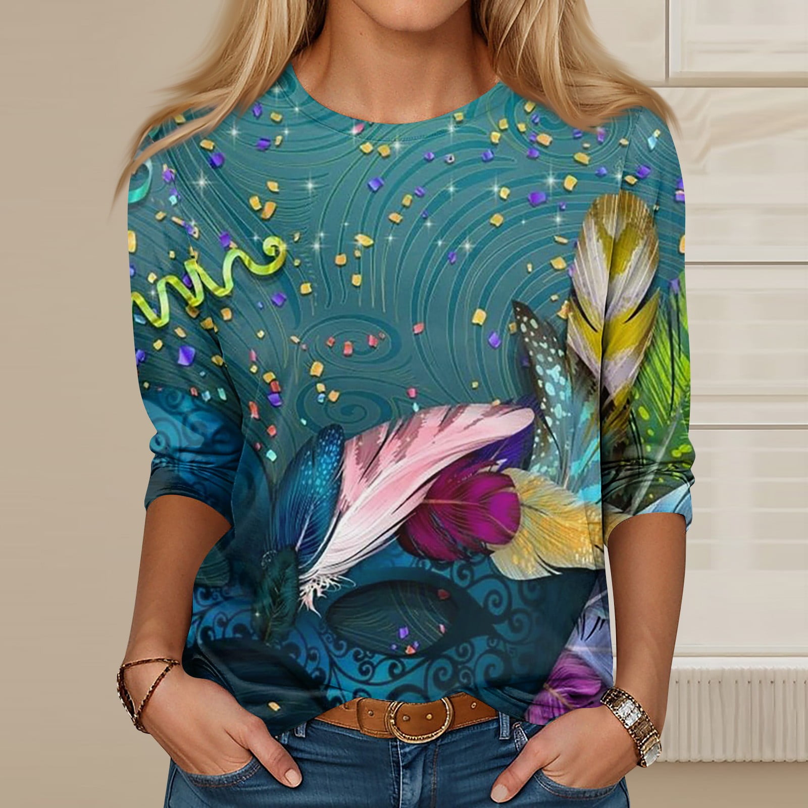 ladies mardi gras shirts