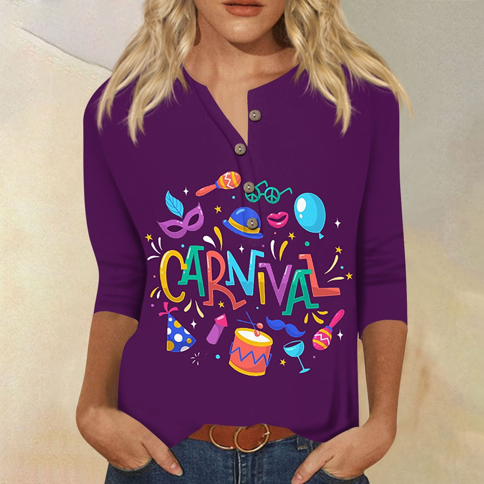 ladies mardi gras blouses