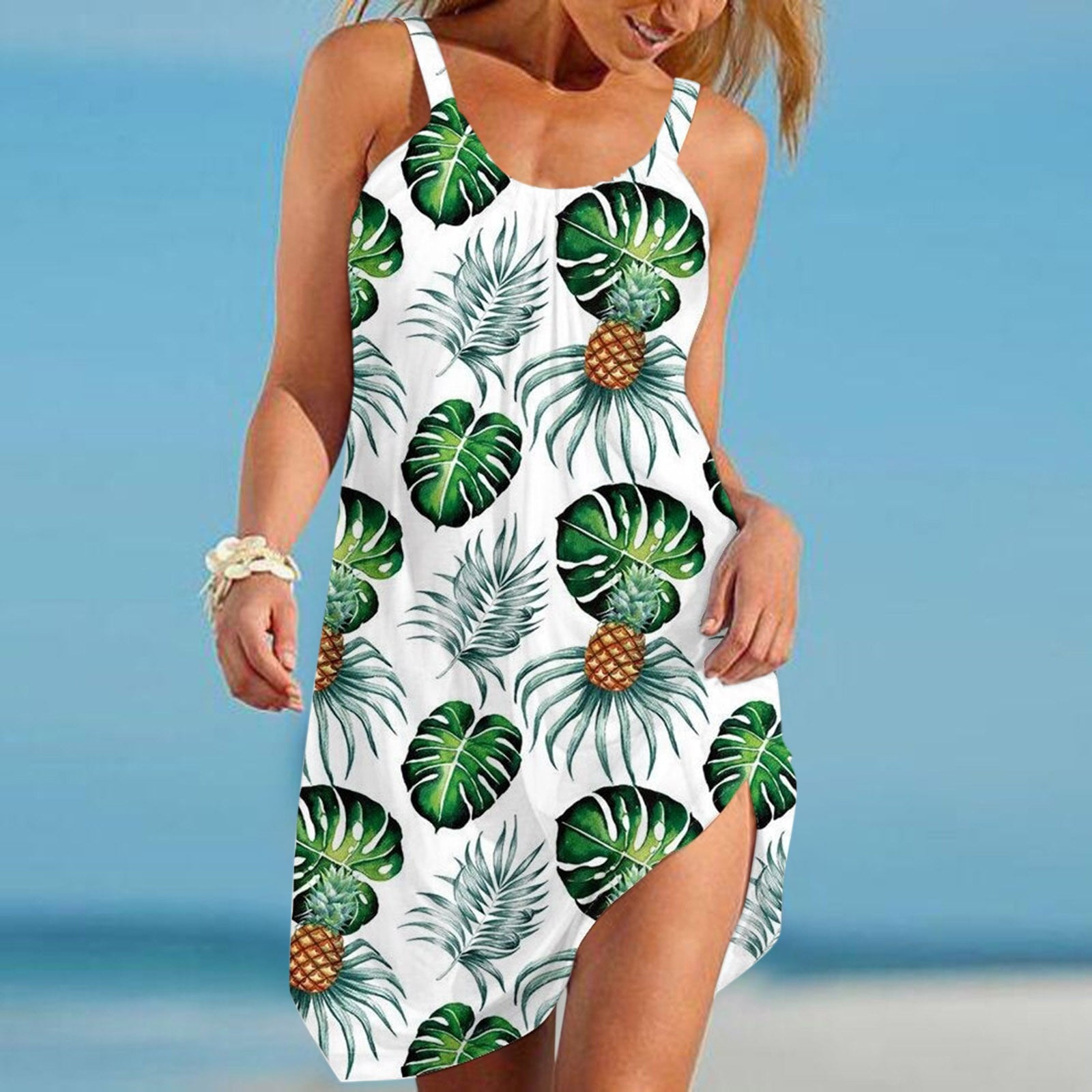 Don't Miss! Gomind Boho Summer Dress Ladies Casual Floral Print Boho ...