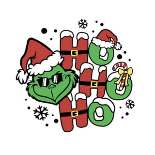 Don't Miss Out! Gomind Grinch Christmas Iron On Transfer Heat Transfer  Design Sticker Iron On Vinyl Patches Iron On Transfer Paper for Clothing  Hat Pillow Backpack DIY Craft Supplies 30x25cm 