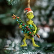 Don't Miss Out! Gomind Christmas Grinch Ornaments,Grinch Stole Christmas,Grinch Decorations for Christmas Tree,Merry Christmas Hanging Decor