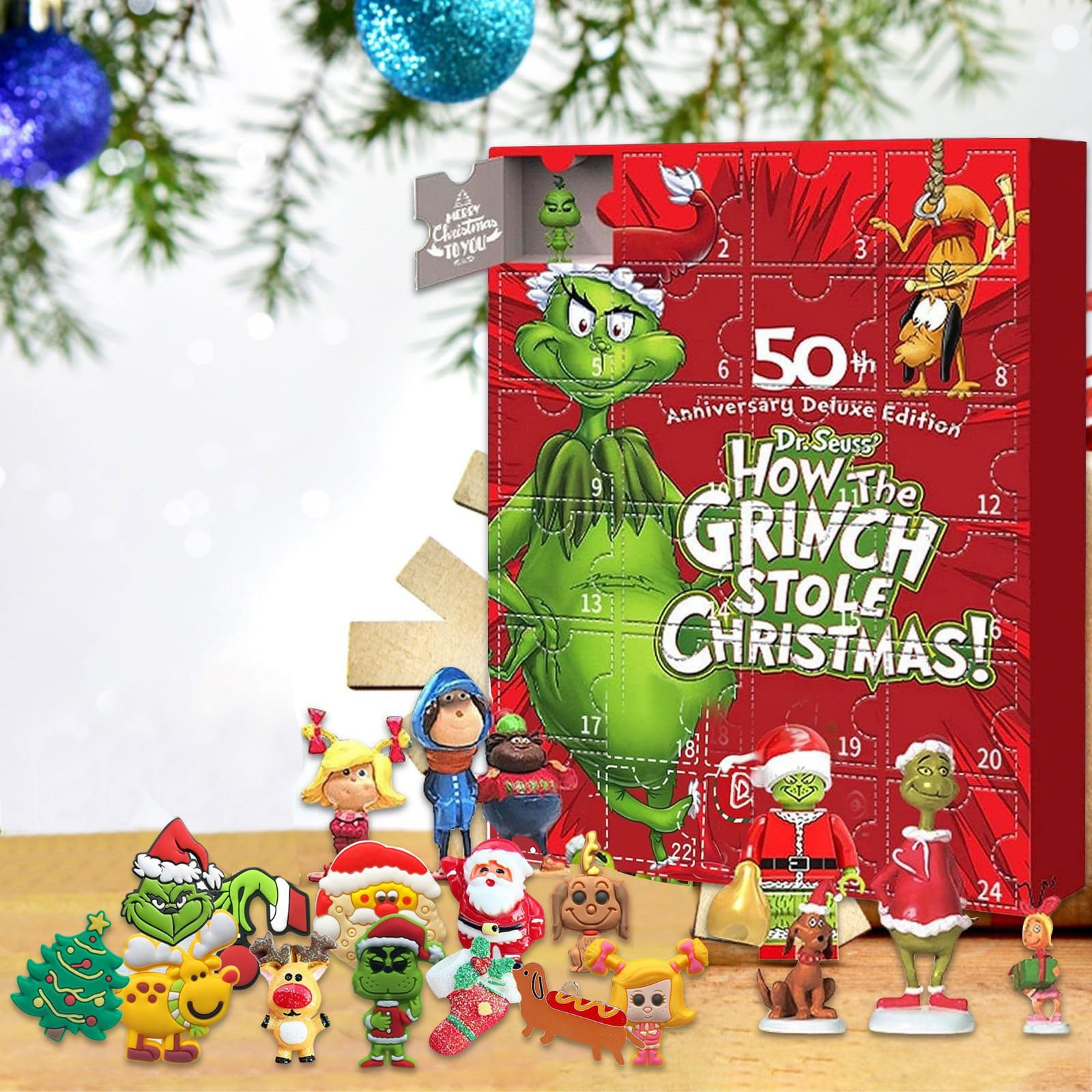 Don't Miss Out! Gomind Gr1nch Christmas Advent Calendar 2023 Clearance 
