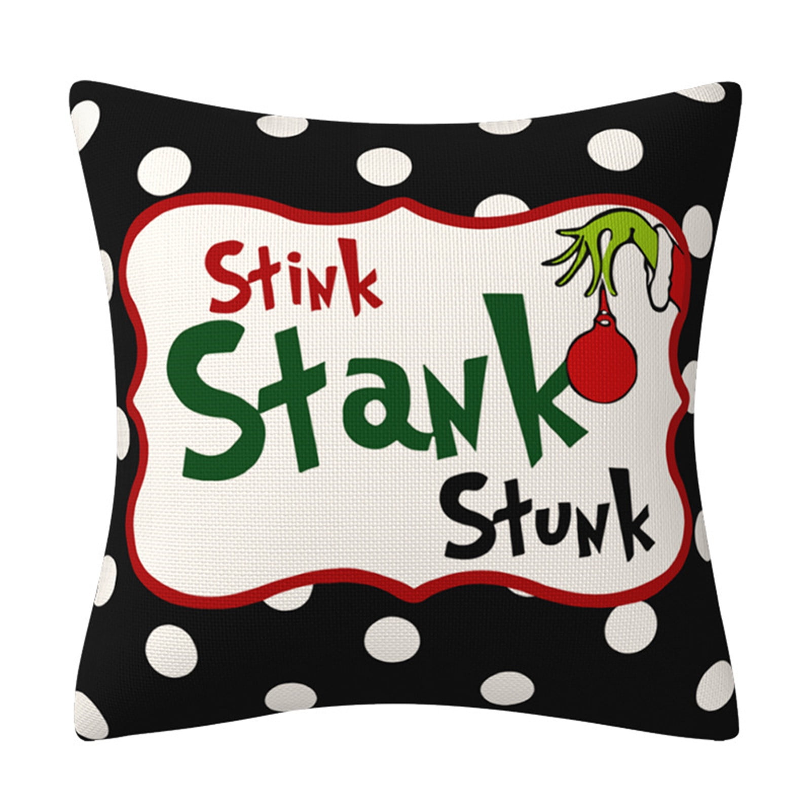 Don't Miss Out! Gomind Grinch Christmas Pillow Covers 18x18 Inch Pillow Case, Cushion Cover