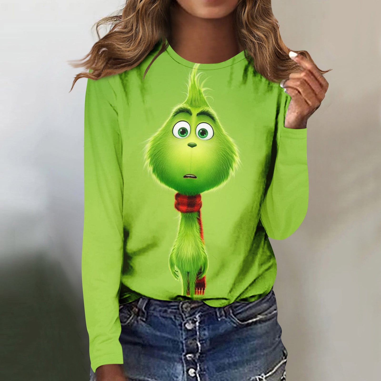 Don't Miss Out! Gomind Grinch Creative Christmas Round Neck Custom ...