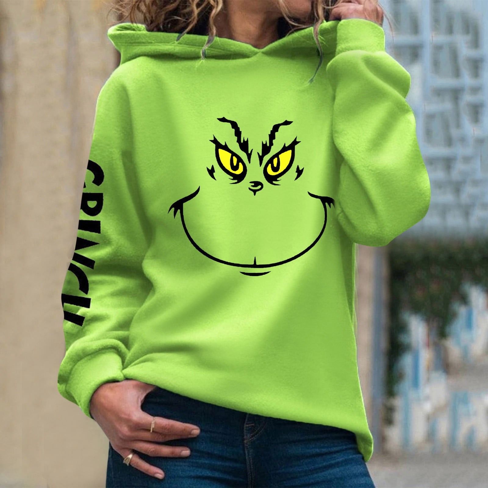 Don't Miss Out! Gomind Women's Grinch Printed Sweatshirts Grinch ...