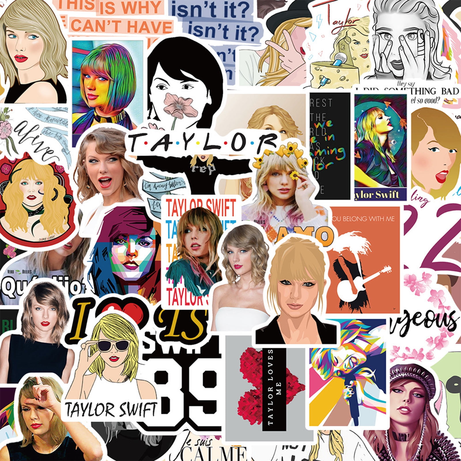 Taylor Swift Midnights Inspired Vinyl Sticker Collection 