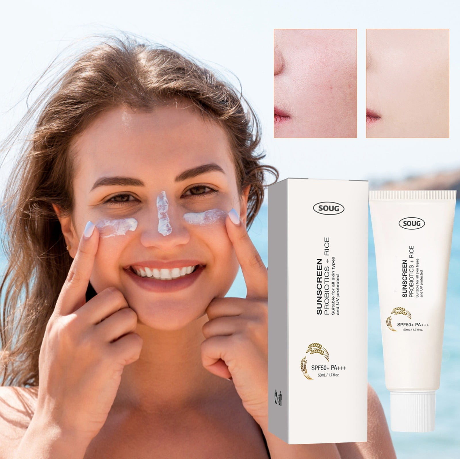 Don't Miss! Relief Sun Rice + Probiotics SPF50+ Rice Sunscreen Korean