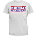 thumbnail image 1 of Don't Mistake Liberals for Weak Mens T Shirt White 4X-LG, 1 of 1