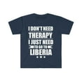 thumbnail image 1 of Don't Need Therapy Need to go to Liberia Unisex T-shirt S-3XL Vacation, 1 of 2