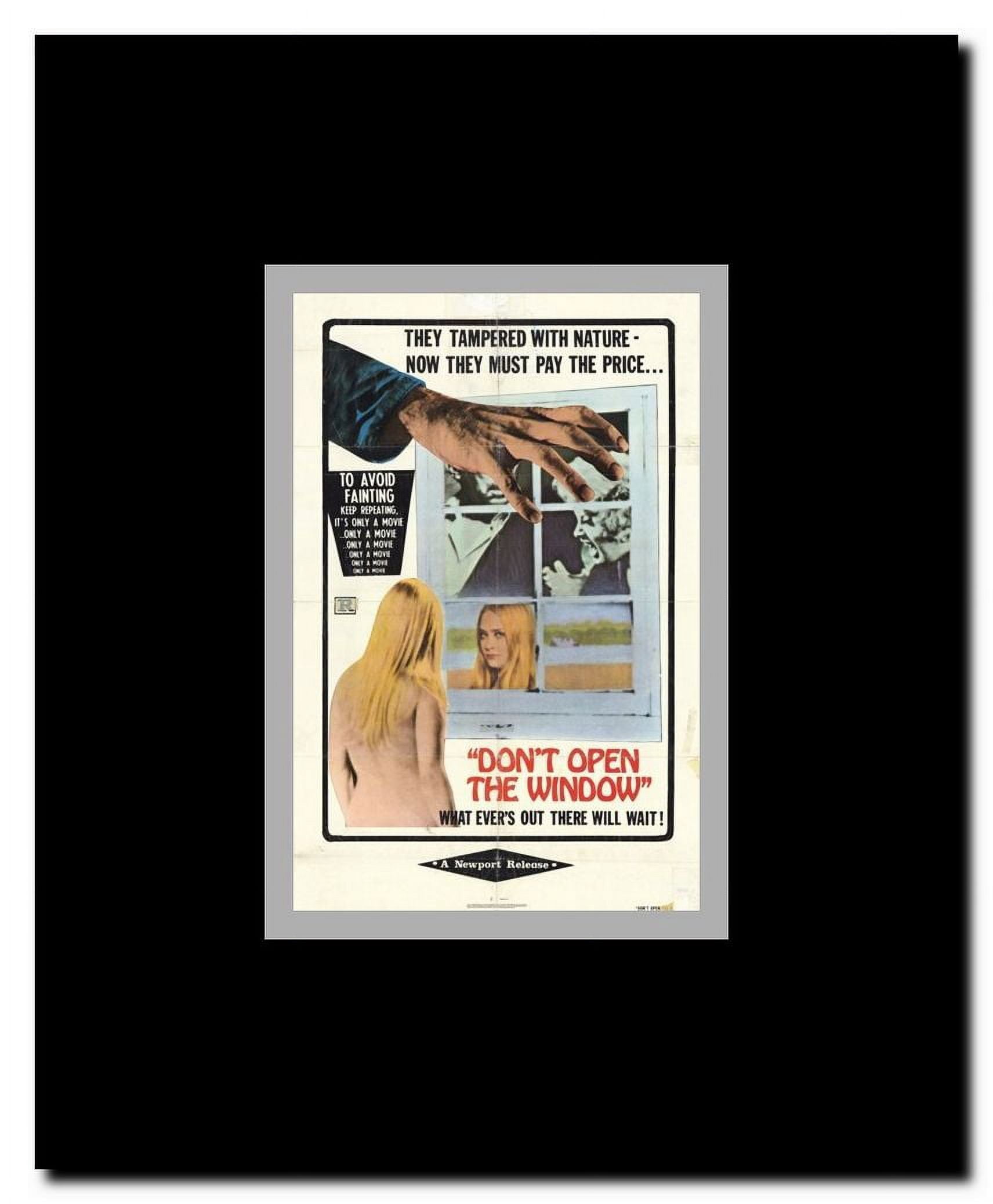 Don't Open the Window Framed Movie Poster