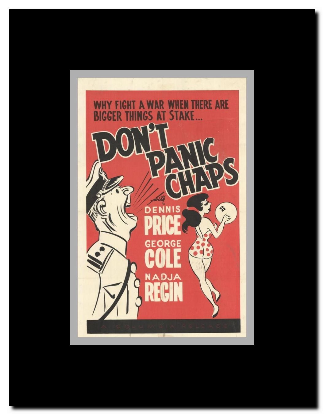 Don't Panic Chaps Framed Movie Poster