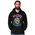 thumbnail image 1 of Don’t Panic Its Organic Shroom Skull Unisex Plus Fleece Graphic Hoodie Brisco Brands 4X, 1 of 6