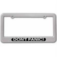 thumbnail image 1 of Don't Panic! License Plate Tag Frame, Multiple Colors, 1 of 1