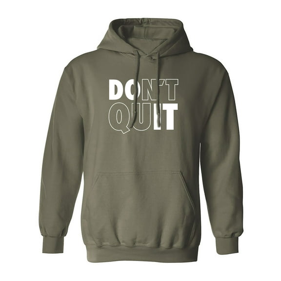 Don't Quit / Do It Adult Hooded Sweatshirt