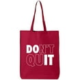 thumbnail image 1 of Don't Quit / Do It Cotton Canvas Tote Bag, 1 of 1