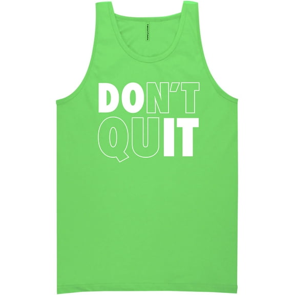 Don't Quit / Do It Neon Tank Top