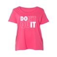 thumbnail image 1 of Don't Quit / Do It Womens Plus Size Scoopneck Tee, 1 of 1