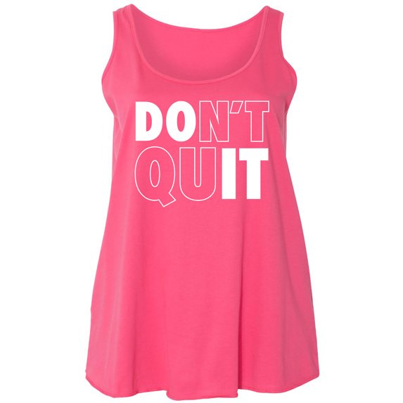 Don't Quit / Do It Womens Tank Top