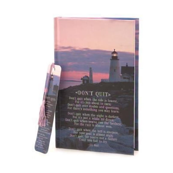 Pre-Owned Don't Quit Journal with Bookmark (Hardcover) 0899547265 9780899547268