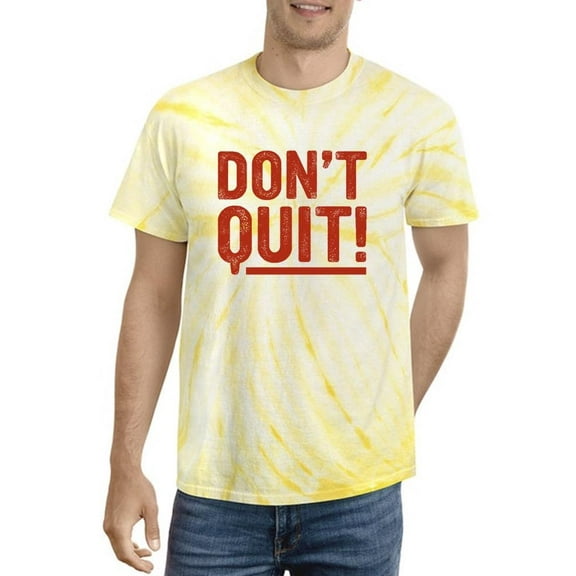 Don't Quit! Tie Dye Cyclone Men -Image by Shutterstock, Male Medium