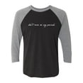 thumbnail image 1 of Don't Rain On My Parade Unisex 3/4 Sleeve Baseball Raglan Tee, 1 of 3
