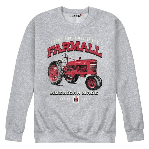 Don't Ride It Unless Farmall - Men's Crew Neck Fleece Pullover