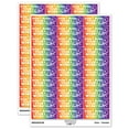 thumbnail image 1 of Don't Rush Your Work Turtle Teacher Student School Sticker Set - Rainbow - Gloss Finish - 1.75" Medium, 1 of 7