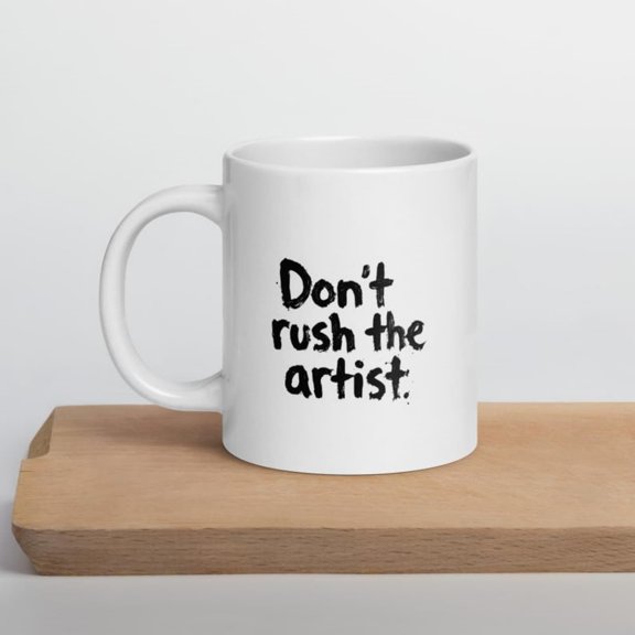 Don't Rush the Artisoffee Mug d-Painted Style Ceramic Cup.jpg