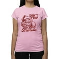 thumbnail image 1 of Don't Stop Believin' Christmas Santa Tee, 1 of 4