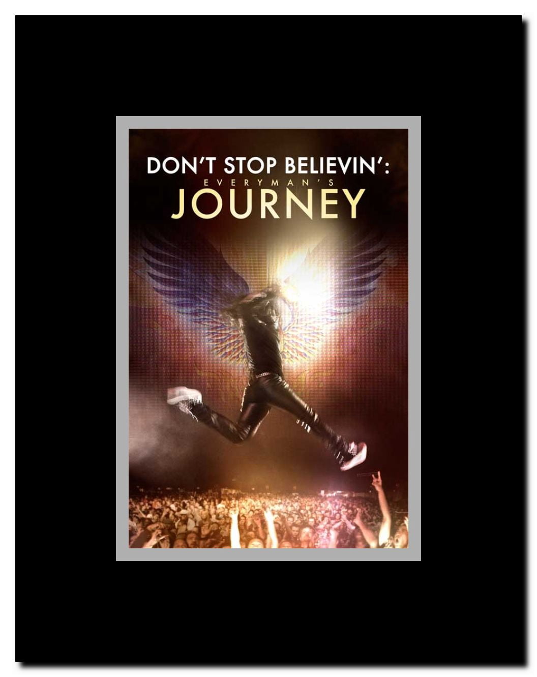 Don't Stop Believin': Everyman's Journey Framed Movie Poster